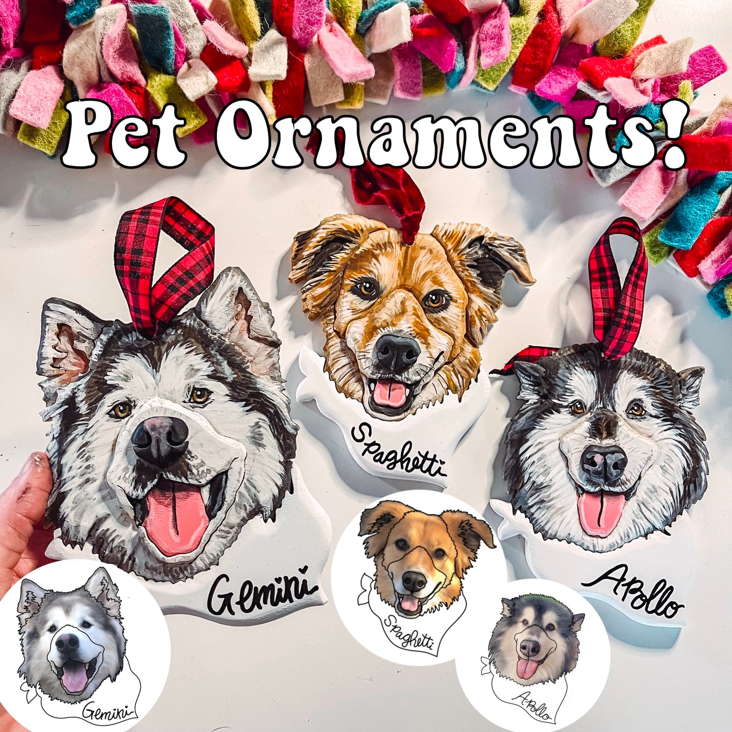 Custom Pet Ornaments