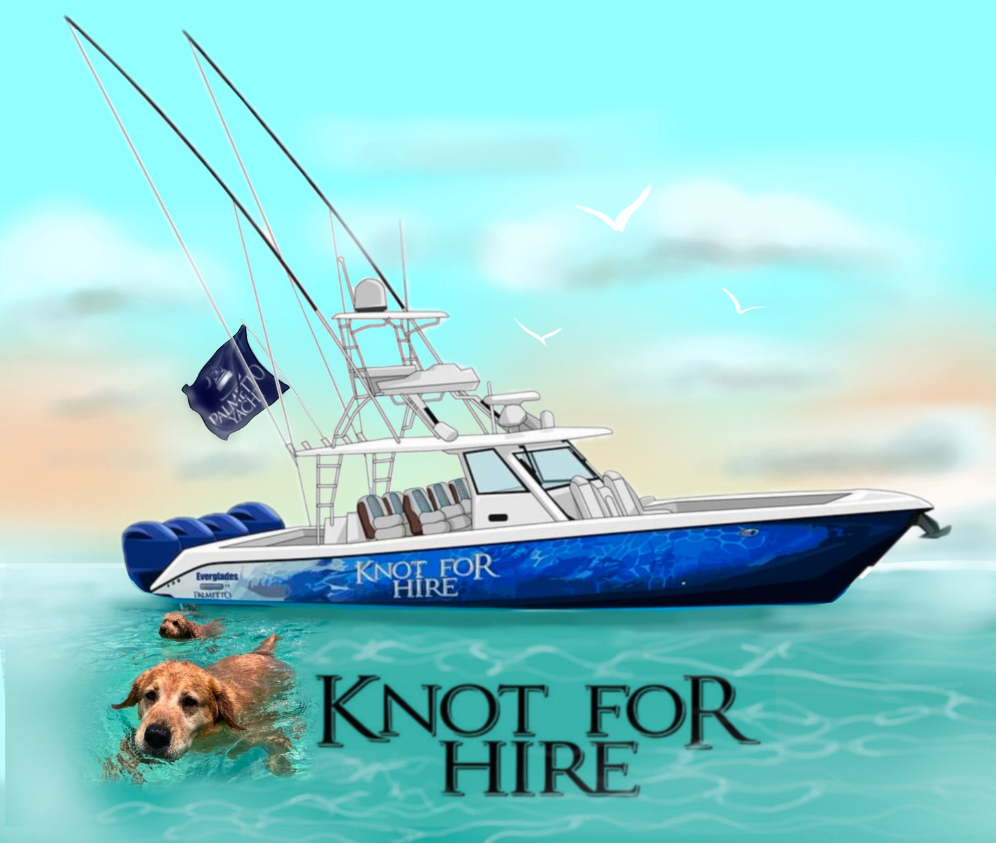 Knot for Hire Custom Sign