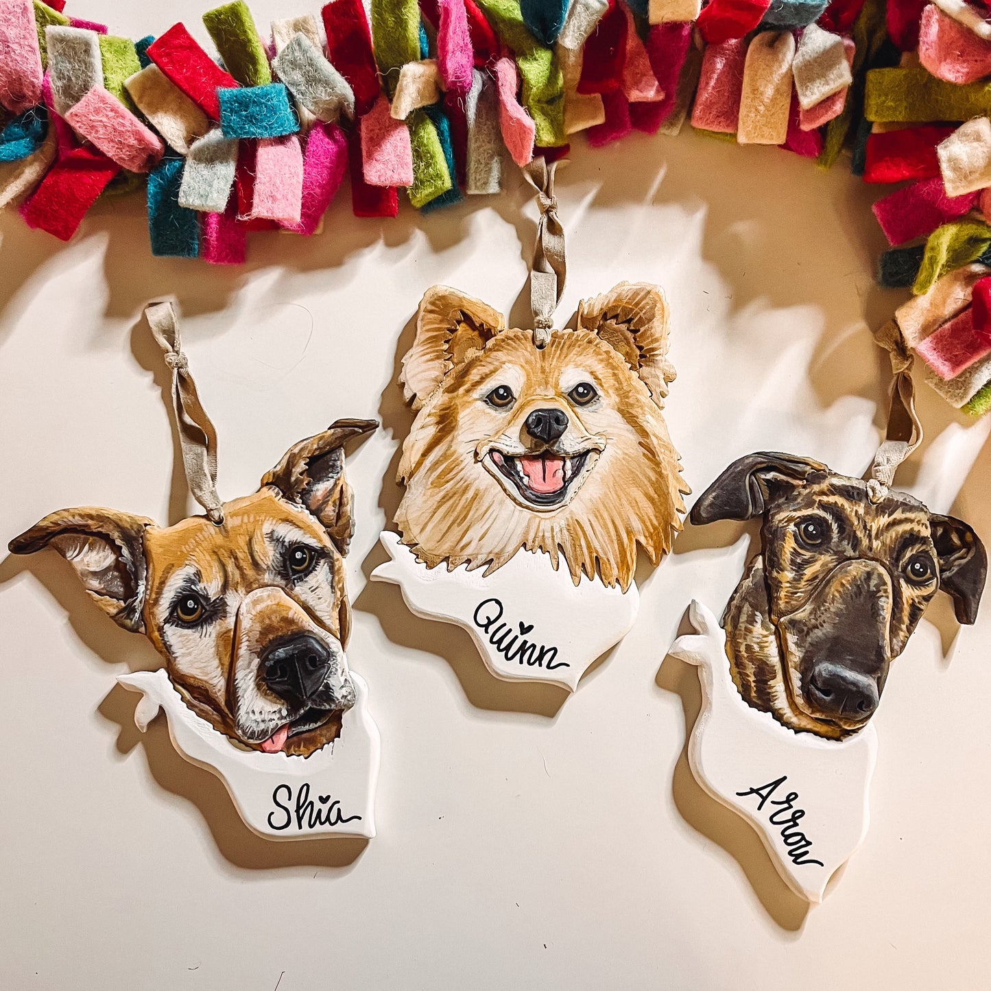 Custom Pet Ornaments (Shipping February 31st) 2025