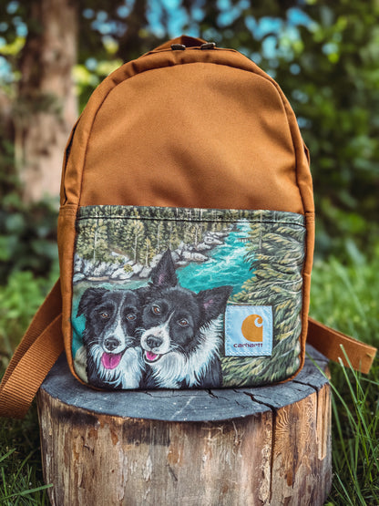 Custom Painted Mini Backpack ( 2-3 week turn around)