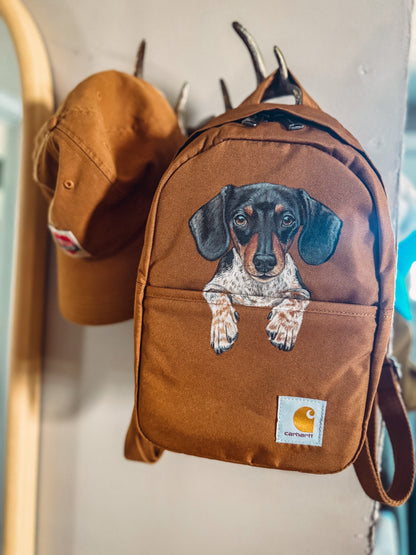 Custom Painted Mini Backpack ( 2-3 week turn around)