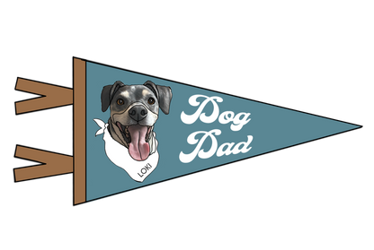 Dog Parent Custom Pennant (Shipping December 31st)