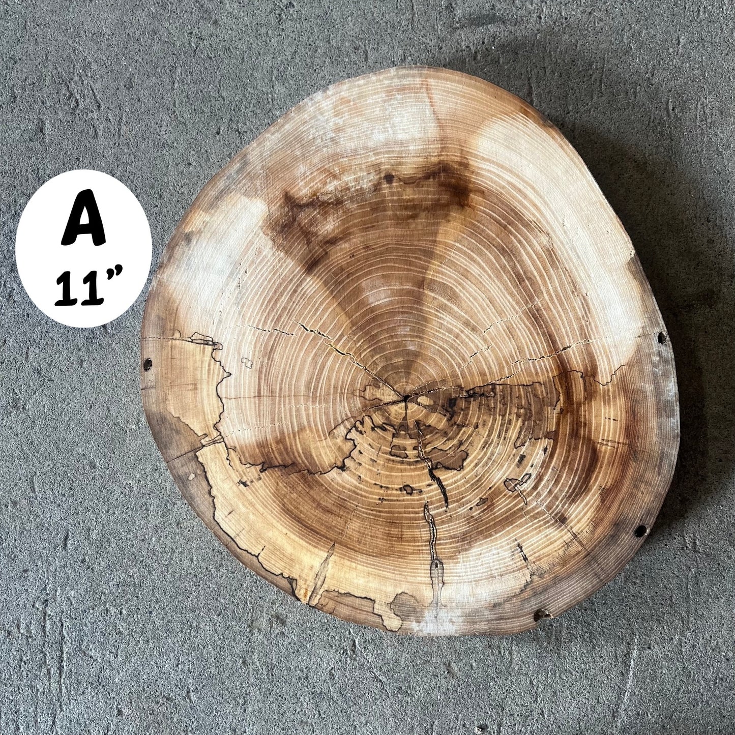 Custom Pet Portrait - On a Live Edge Round (Shipping February 31st)