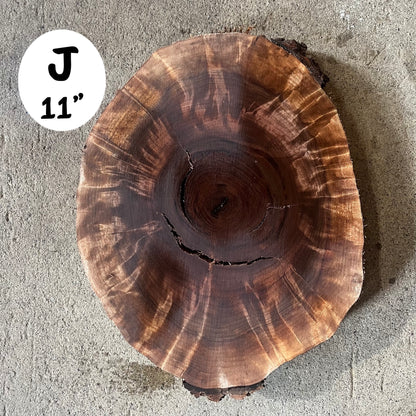 Custom Pet Portrait - On a Live Edge Round (Shipping February 31st)