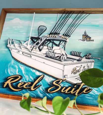 Custom Fishing Boat Portrait