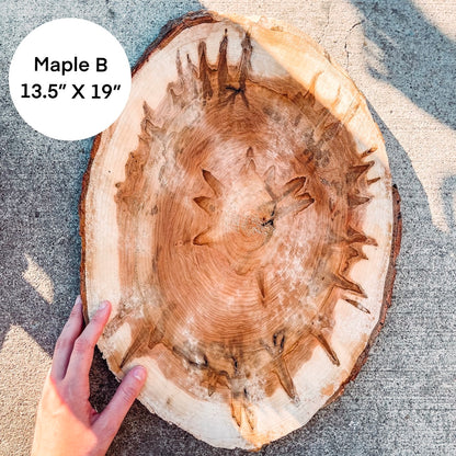 Custom Pet Portrait - On a Live Edge Round (Shipping February 31st)