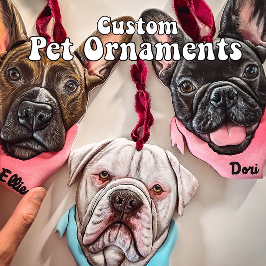 Custom Pet Ornaments (Shipping February 31st) 2025