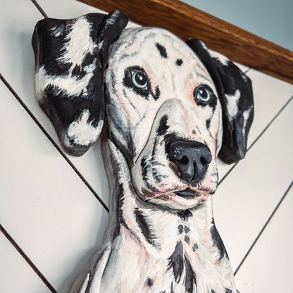Custom Pet Portrait ( Painted Mosaic Backer )