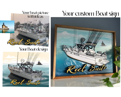 Custom Fishing Boat Portrait