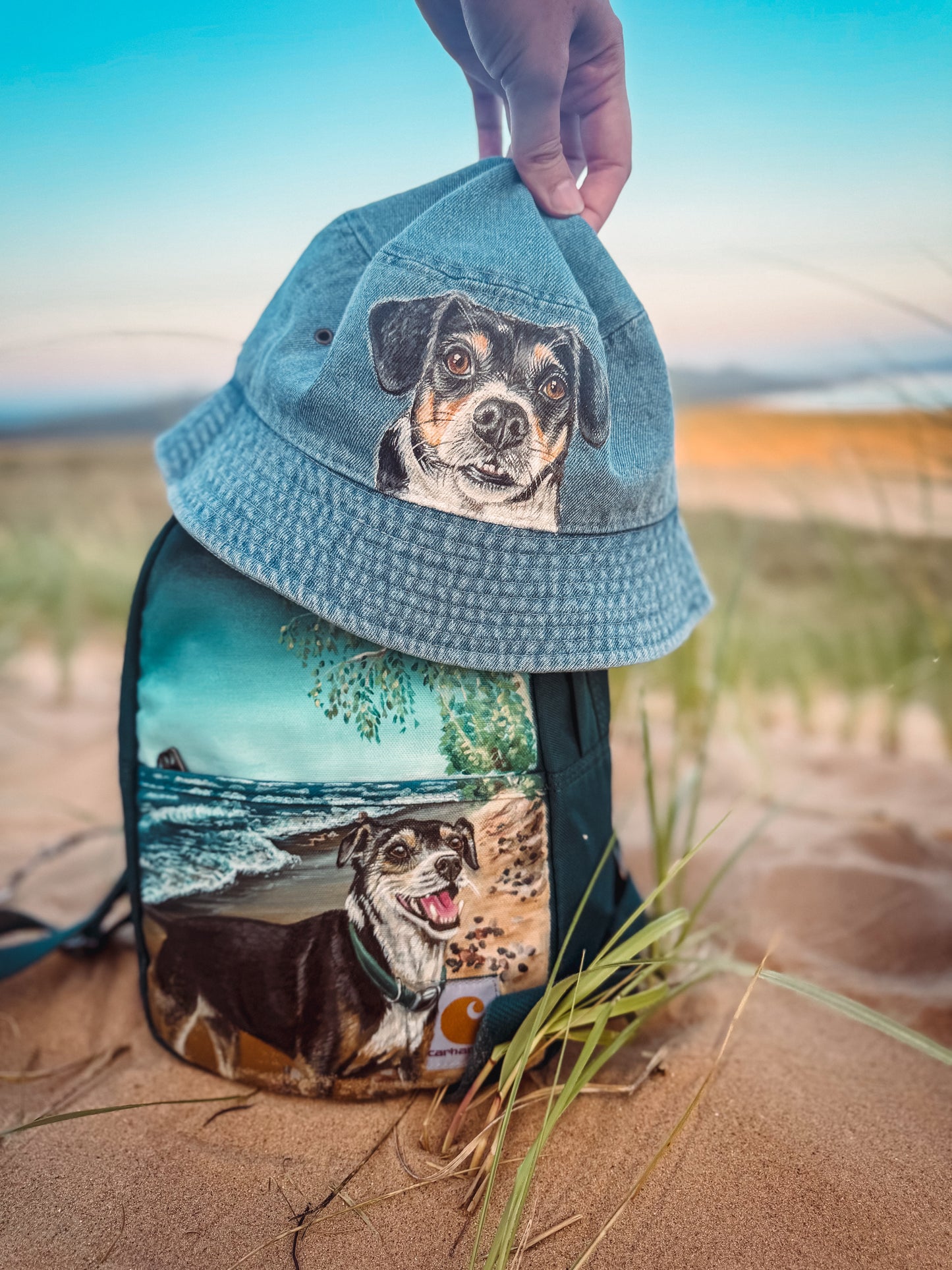 Custom Denim Bucket Hats!