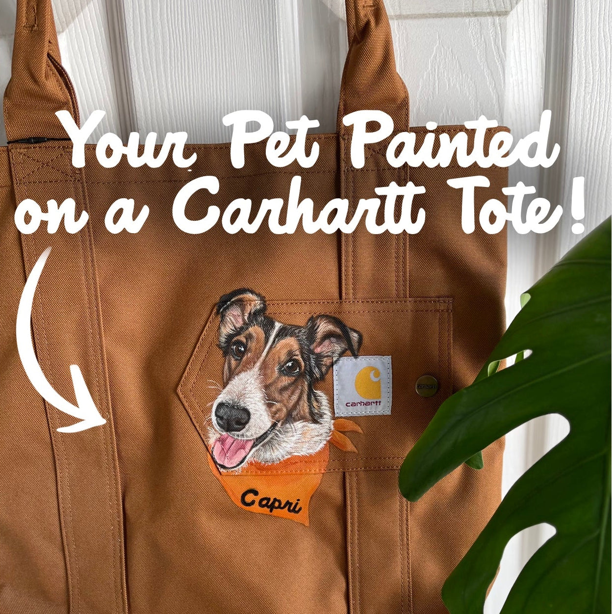 Your Pet on a Carhartt Tote bag!