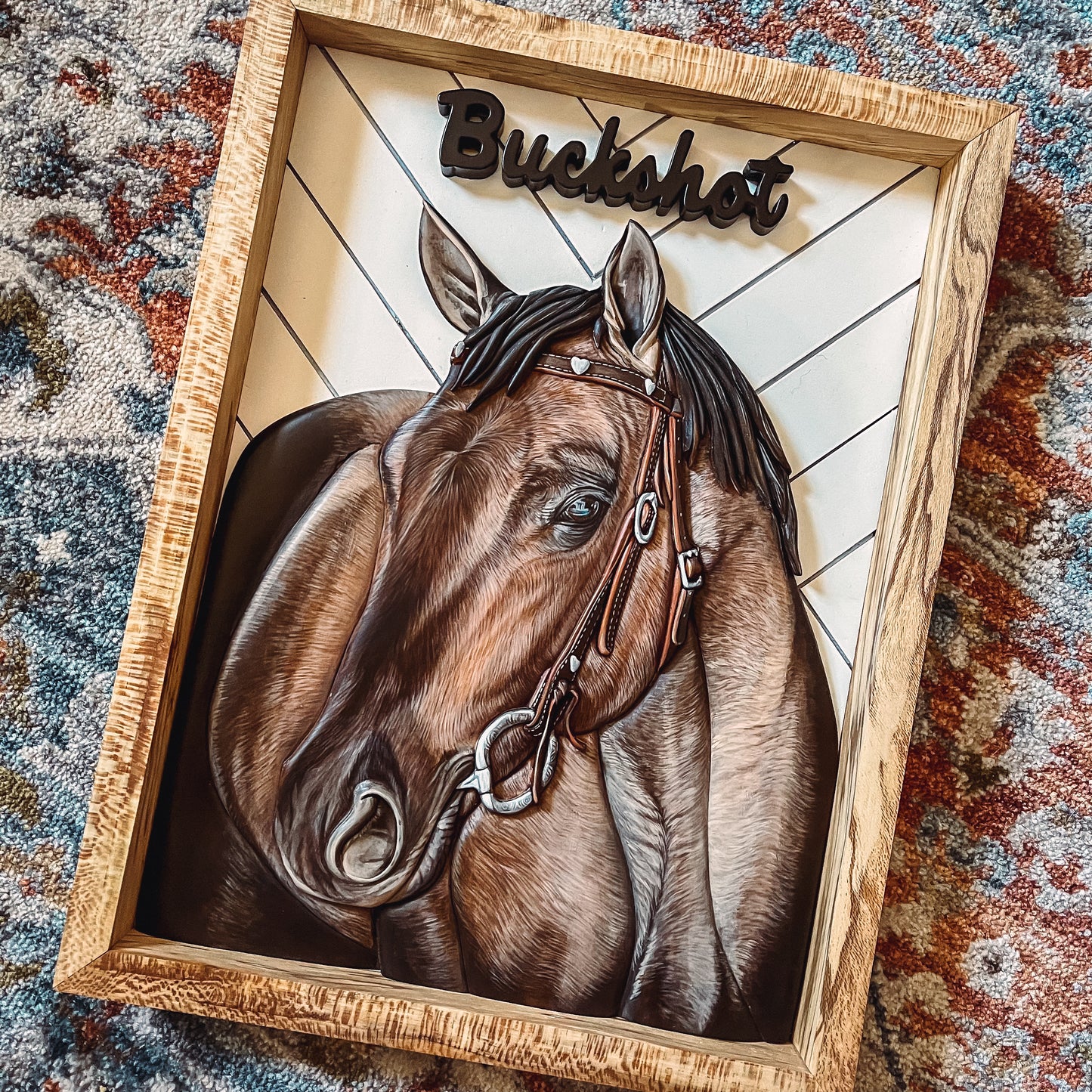 Custom Horse Portrait (Shipping February 31st 2025)