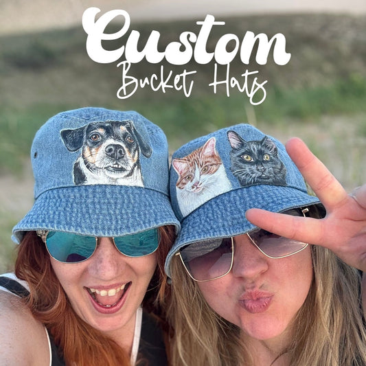 Custom Denim Bucket Hats!
