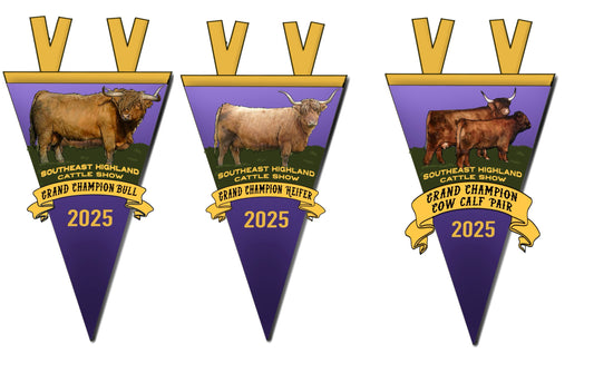 2025 Southeast Highland Cattle Show awards