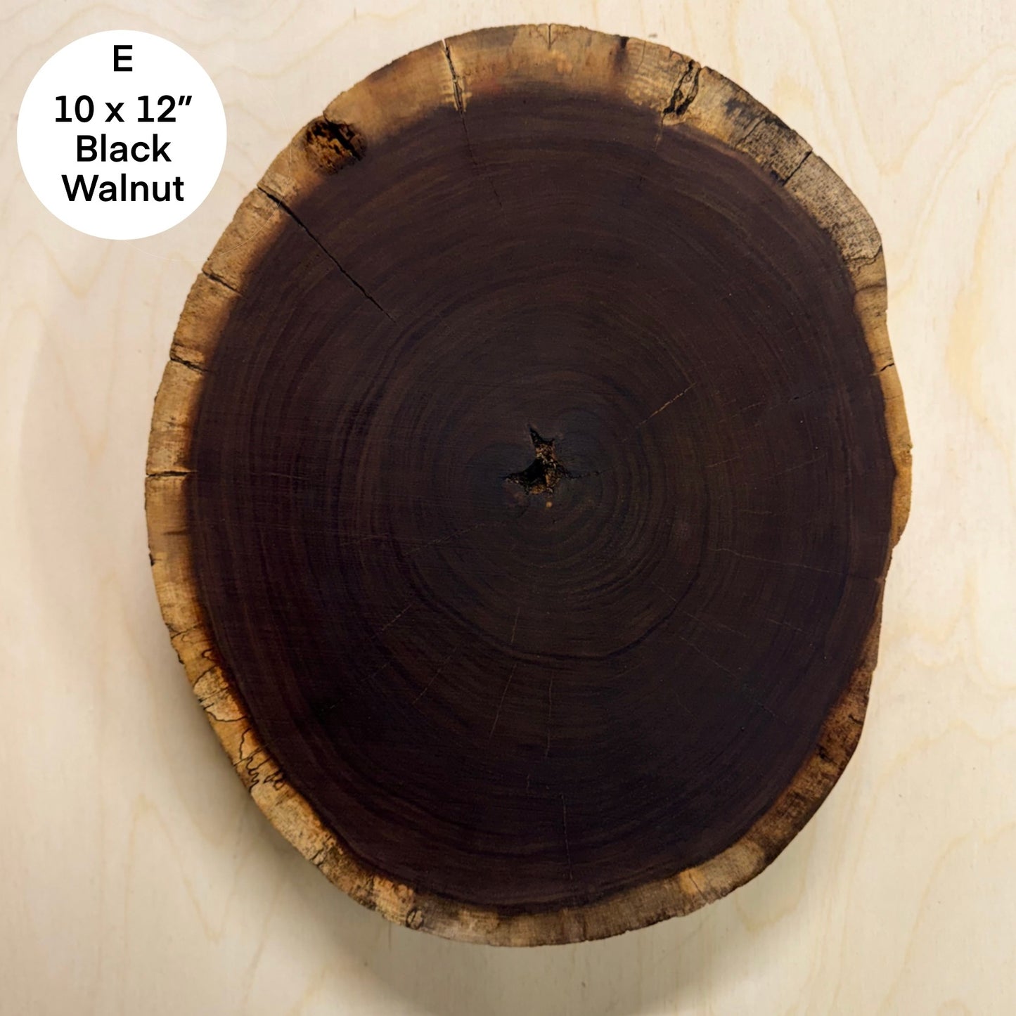 Custom Pet Portrait - On a Live Edge Round (Shipping June 2026)