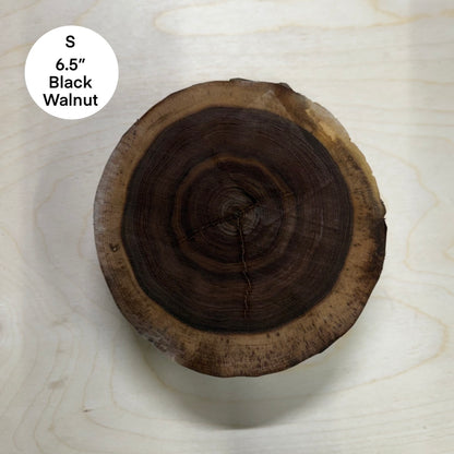 Custom Pet Portrait - On a Live Edge Round (Shipping June 2026)