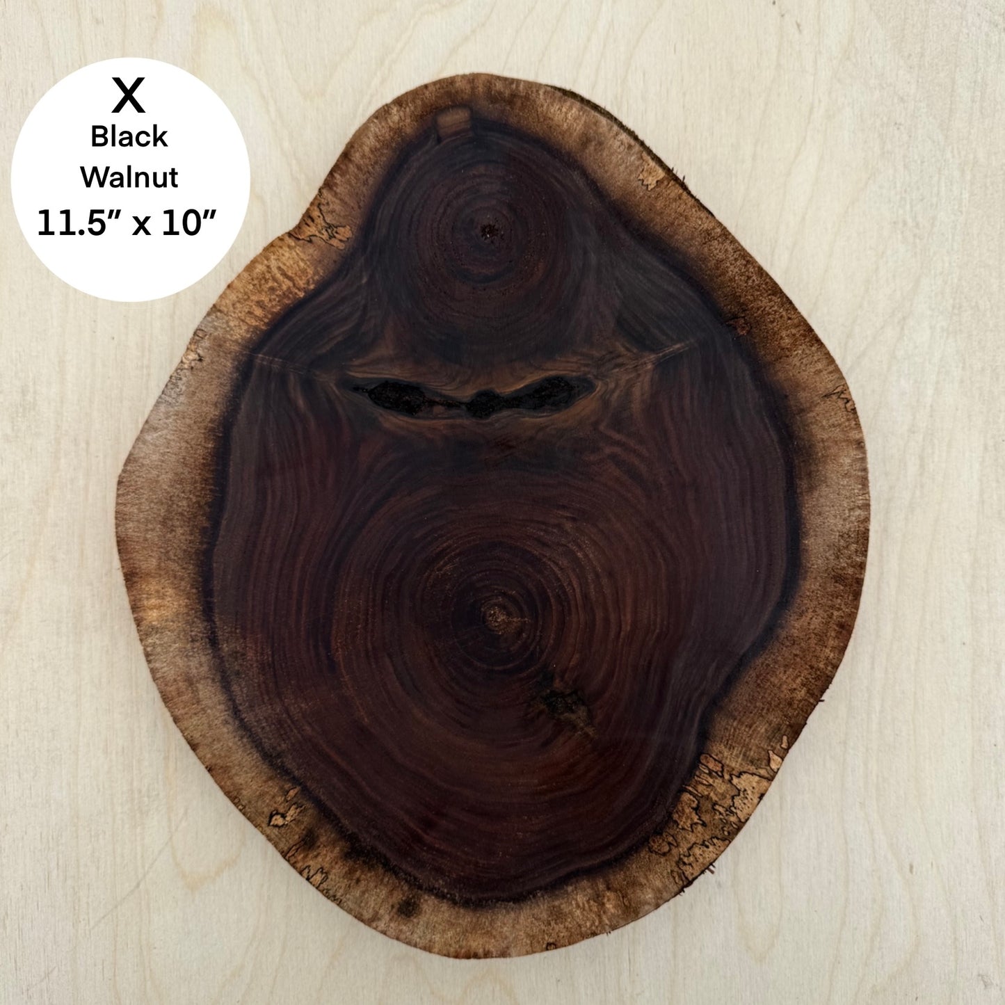 Custom Pet Portrait - On a Live Edge Round (Shipping June 2026)