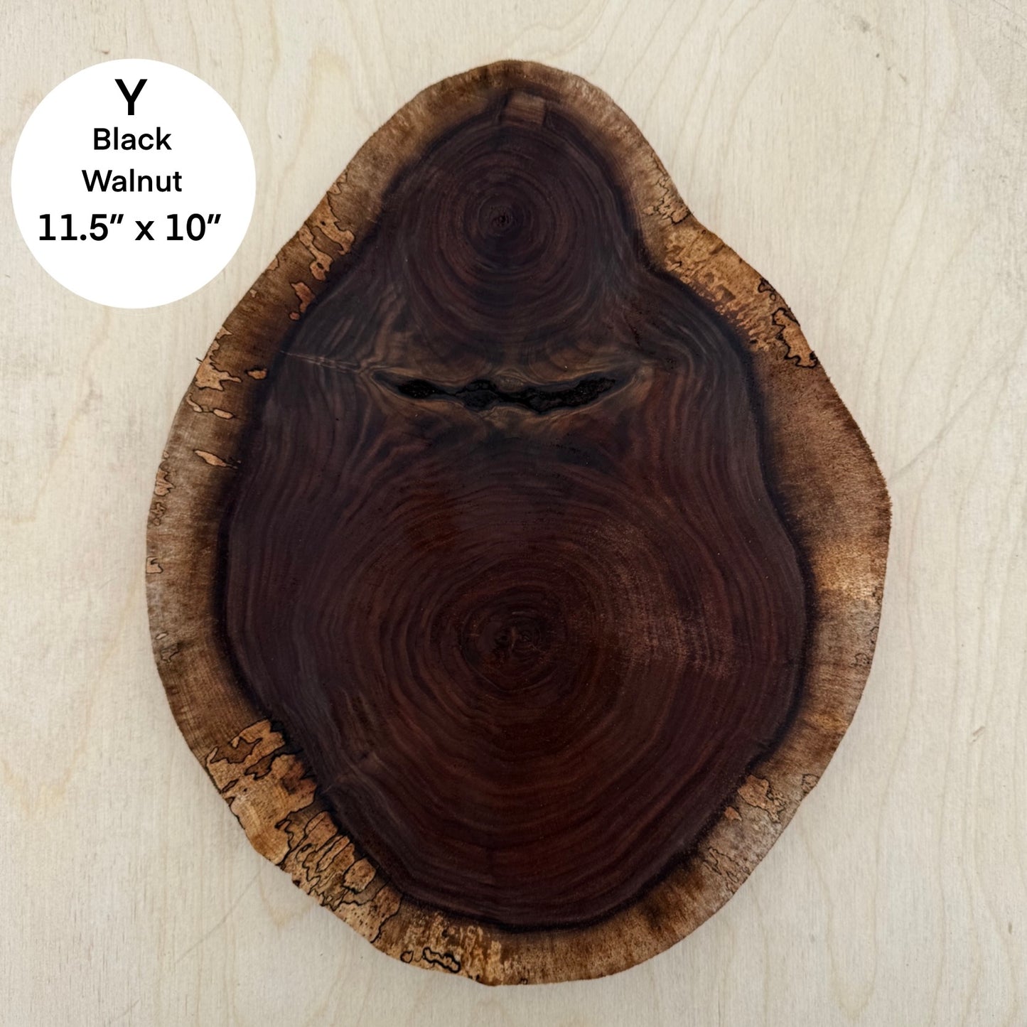 Custom Pet Portrait - On a Live Edge Round (Shipping June 2026)