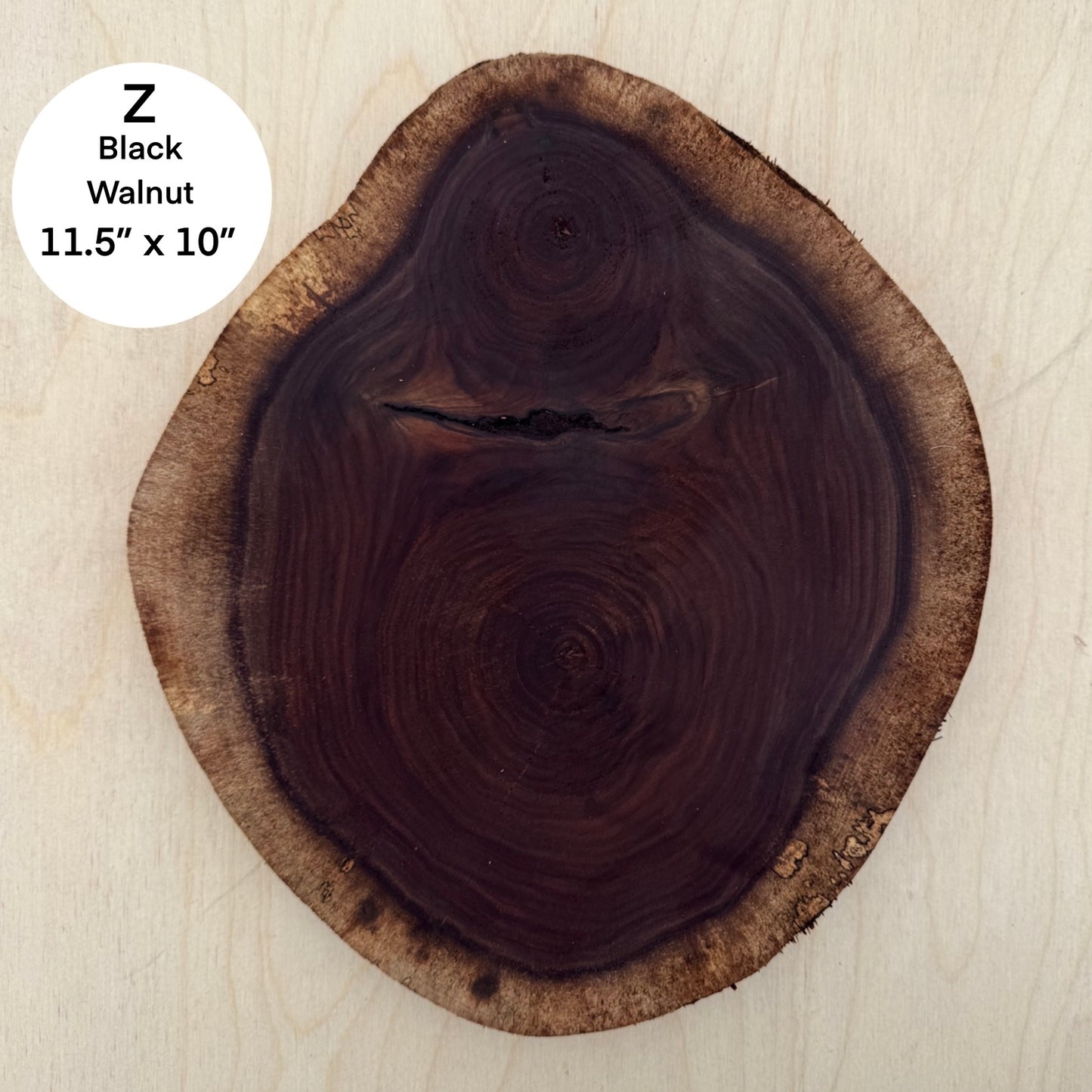 Custom Pet Portrait - On a Live Edge Round (Shipping June 2026)