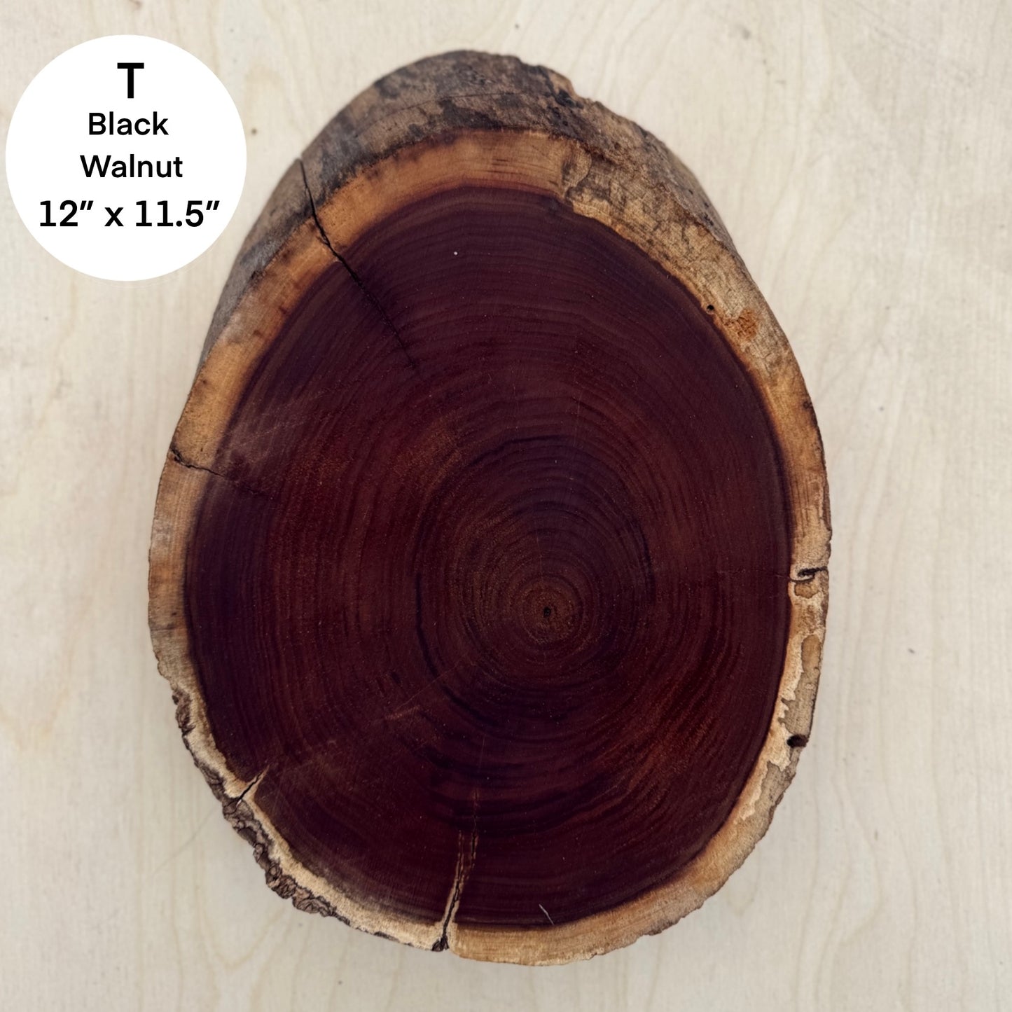 Custom Pet Portrait - On a Live Edge Round (Shipping June 2026)