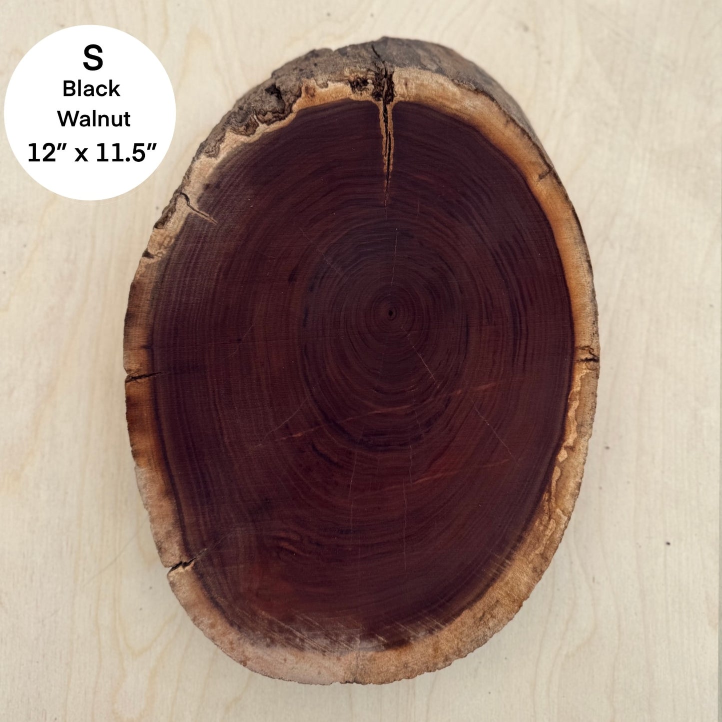 Custom Pet Portrait - On a Live Edge Round (Shipping June 2026)