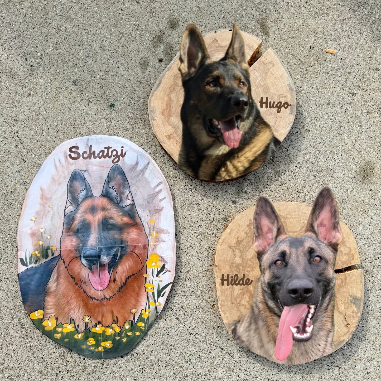 Hugo + Hilde Custom Portraits