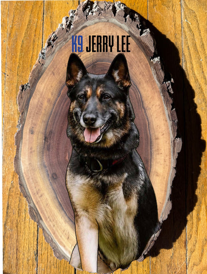 K9 Jerry Lee Custom Portrait