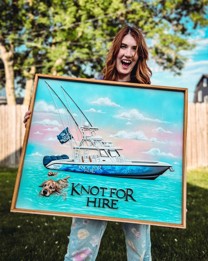 Custom Fishing Boat Portrait