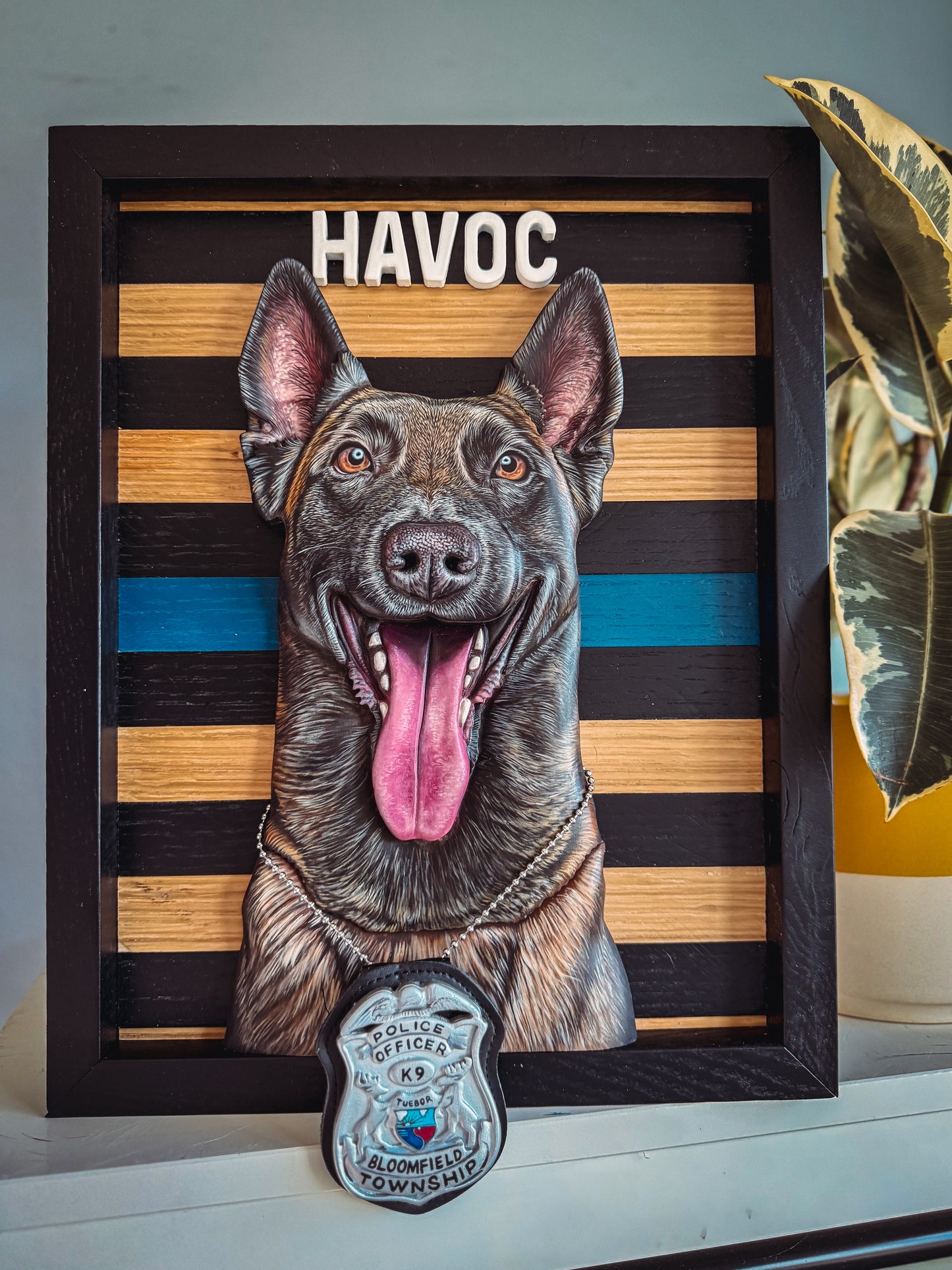 Custom K9 Police Portrait (Shipping September 2026)