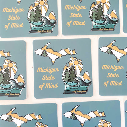 Michigan State of Mind Sticker